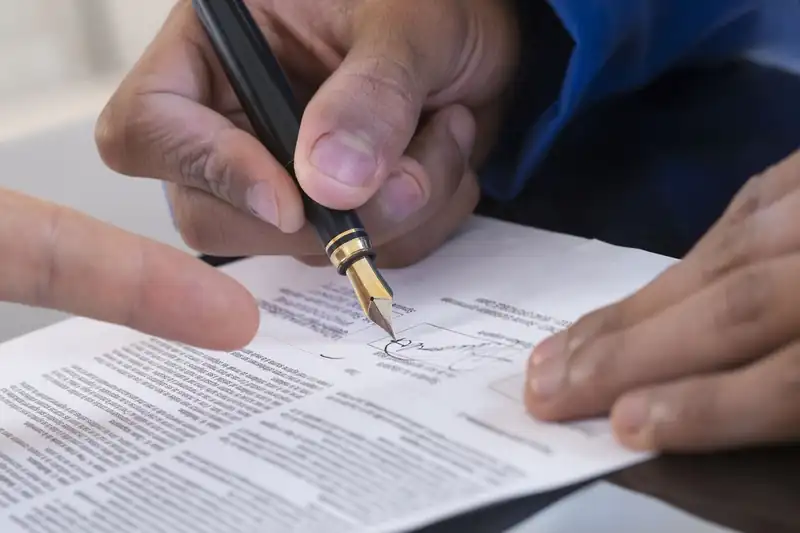 Signature du rapport d'état des lieux par les parties